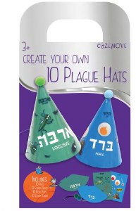 Picture of Passover 10 Plagues Hats Do It Yourself Craft Kit 10 Pack